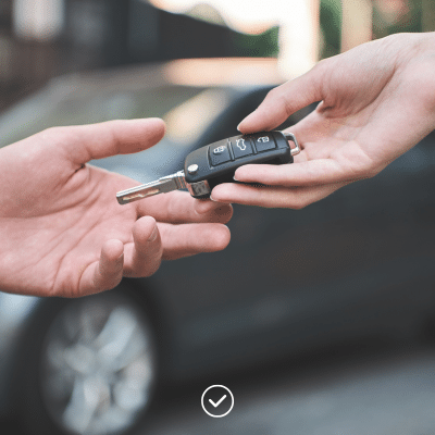 Remise des cl&eacute;s lors de la vente d'une voiture d'occasion avec certificat de cession