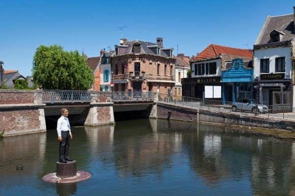Quartier Saint-Leu et ses canaux à Amiens, zone d’intervention de l’expert automobile dans la Somme