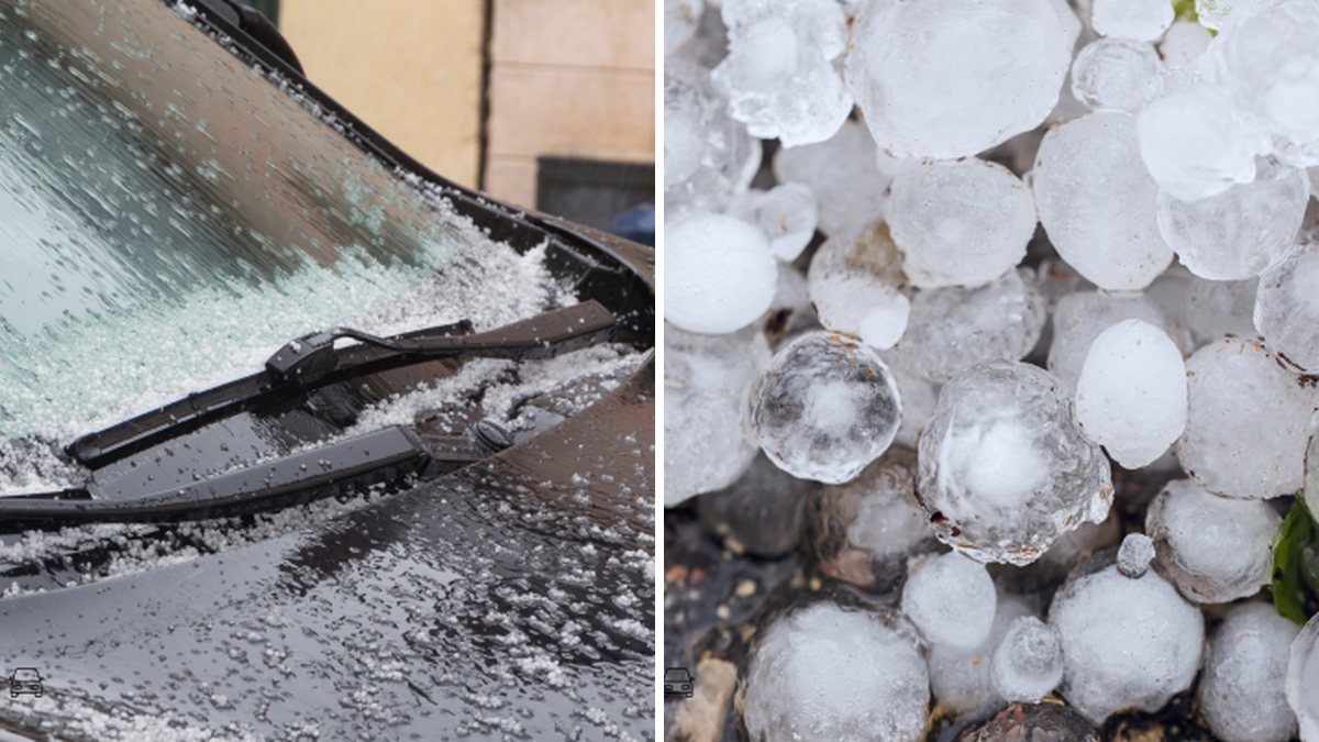 Voiture grêlée recouverte de grêlons après un orage : expertise des dégâts et indemnisation par l’assurance